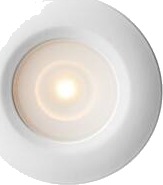 Downlight Thin G2 Hvid 3000K 225Lm 90° Spredning 2,1W 700Ma. Integreret Klemrække. Laveste Indbygningshøjde 10 Mm.