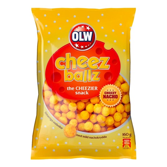 ERT Godis Singel OLW Cheez Ballz  225 gram