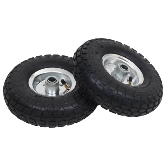 Sekketrallehjul 2 stk gummi 4,10/3,50-4 (260x83) 142975 Sekketrallehjul 2 stk gummi 4,10/3,50-4 (260x83) 142975