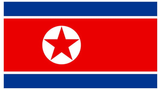 Henbrandt Flagg Nord-Korea