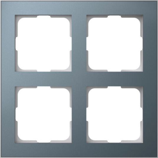Elko Plus Layer ramme AL/Tinn MR 2x2H - 1427692