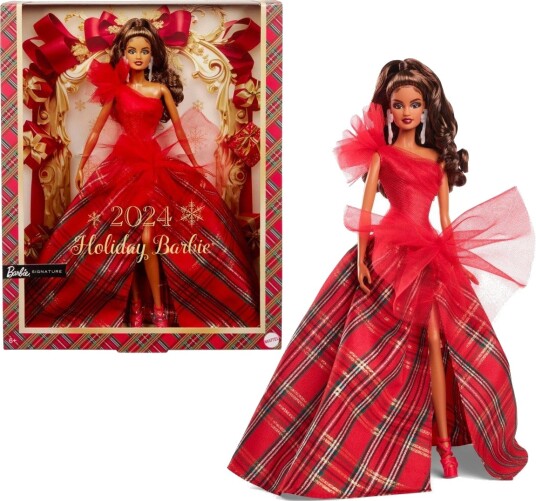 Barbie Holiday Dukke 2024 Brunhåret 6+ år