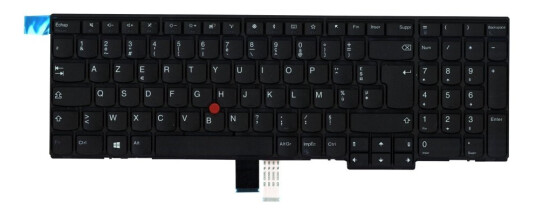 Lenovo - Erstatningstastatur For Bærbar Pc - Med Trackpoint - Azerty - Fransk - Fru