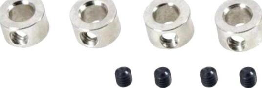 Modelcraft Aksel-Lokker/Inndelingsring Til Aksel: 4 Mm Utvendig Diameter: 8 Mm Tykkelse: 5 Mm (10 Stk.)