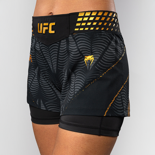 Venum UFC Zenith by Venum Fight Night Fightshorts Svart Gull Black S