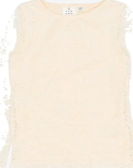 The New Tnsybil L_S Lace Tee GARDENIA 110/116