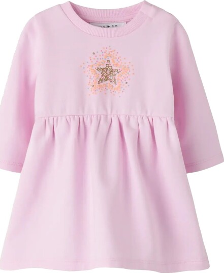 Name It Nbftarina Ls Dress Swe Bru Pink 56