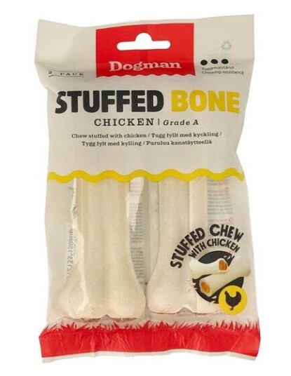 Dogman Chicken Stuffed Bone 2-P S Dogman Chicken Stuffed Bone 2-P S