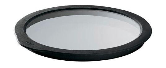 Rösle Glasslokk 16 cm klar/svart Rösle Glasslokk 16 cm klar/svart