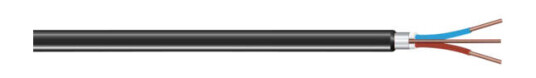 Namron PR 2x1,5/1,5 Sort Bunt 25 m - 59383 Namron PR 2x1,5/1,5 Sort Bunt 25 m - 59383