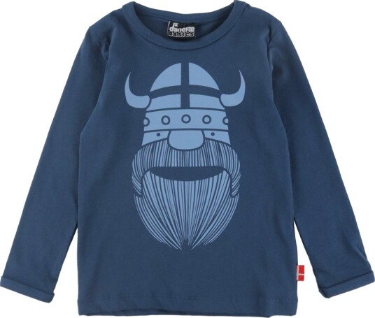 Danefæ Genser DaneBasic Dark Grey Blue Erik Danefæ 8 år (128) Genser Lyseblå Marineblå
