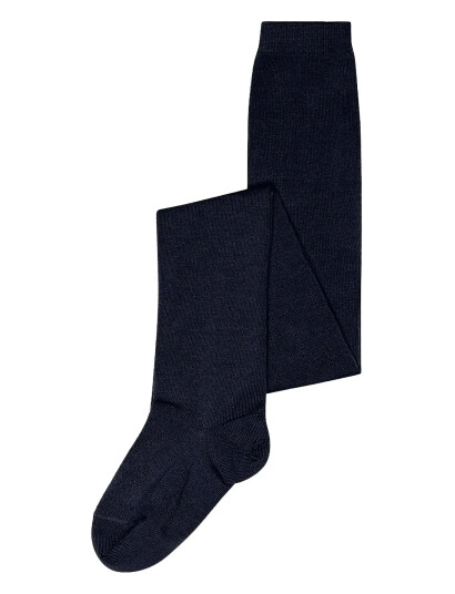 mp Denmark Wool/Cotton Tights - Navy - 56/62