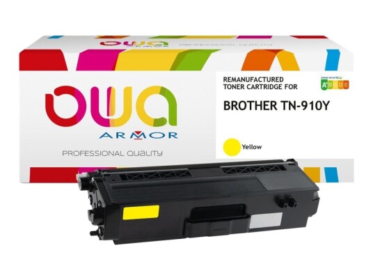 Owa - Gul - Kompatibel - Etui - Tonerpatron Alternativ For: Brother Tn910y - For Brother Tn910y