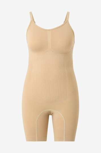 Zizzi Formende jumpsuit Shapewear medium support Beige Zizzi Formende jumpsuit Shapewear medium support Beige