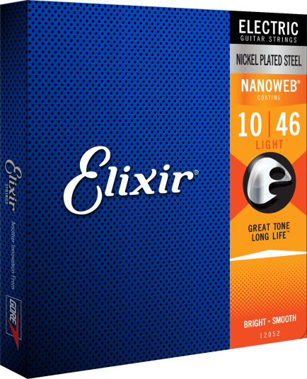 Elixir Nanoweb Light E-Gitarre Saiten Elixir Nanoweb Light E-Gitarre Saiten