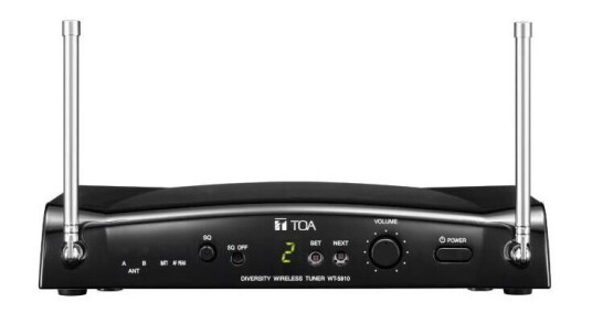Toa Wt-5810 H01 Trådløst System Mottaker 16ch Bordmodell 576-606mhz