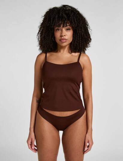 Hunkemöller Ultimate Comfort Cami Top   Brown   XS