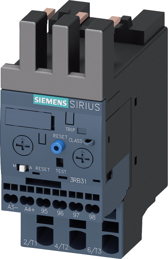 Siemens Elektronisk termisk relé 6–25 A, 3RB3123-4QE0 Siemens Elektronisk termisk relé 6–25 A, 3RB3123-4QE0