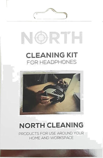 NORTH Rengjøringssett for Hodetelefoner & Hodetelefoners 2 x 30ml Væske 1 x Microfiberklut NORTH Rengjøringssett for Hodetelefoner & Hodetelefoners 2 x 30ml Væske 1 x Microfiberklut