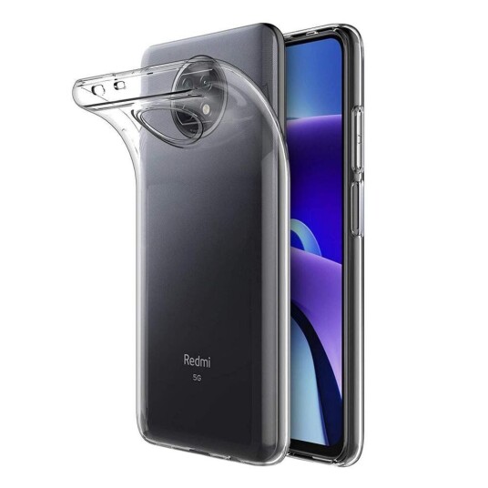 Tech-Protect Xiaomi Redmi Note 9T (5G) Tech-Protect Flexair Crystal Plastdeksel - Gjennomsiktig