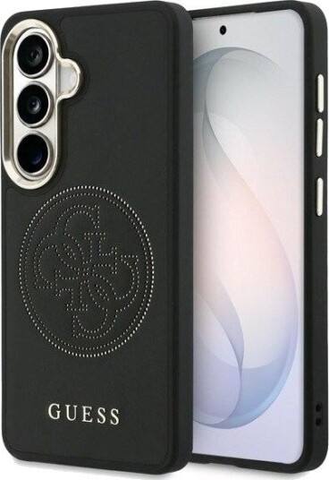 GUESS Perforated Logo MagSafe Case for Samsung Galaxy S26 - Black