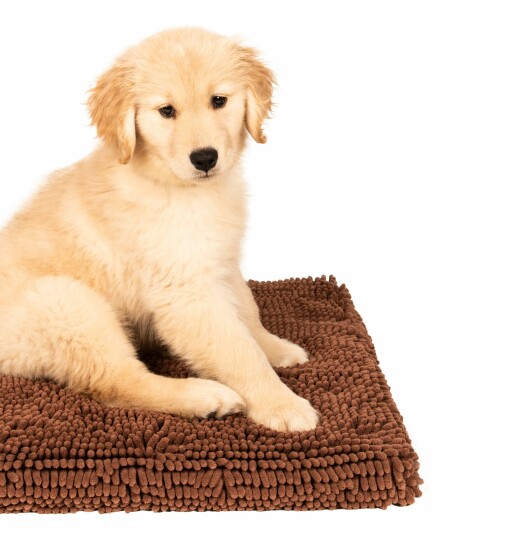 DGS Dirty Dog Cushion Pad 57x90 cm Brun Hundemadrass med Superabsorberende Materiale