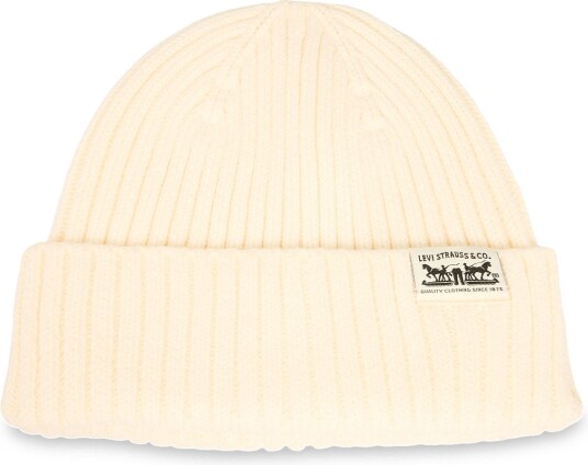 Levi"s® Ws Sunset Beanie Egret - WHITES - One Size