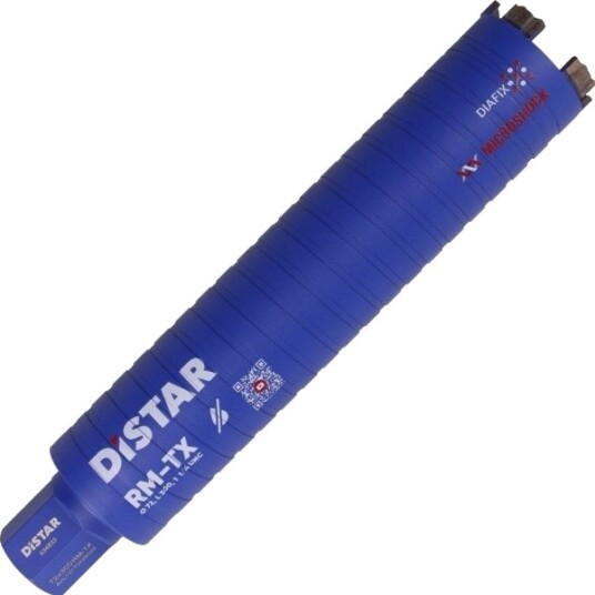 Distar Korona Diamanthullkjerne Rm-Tx 1 1/4" 72 Mm X 300 Mm Til Tørr Boring