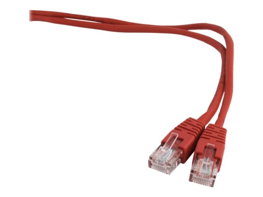 Gembird Koblingskabel Rj-45 Hann Til Rj-45 Hann 5 M Cat 5E Formstøpt Rød