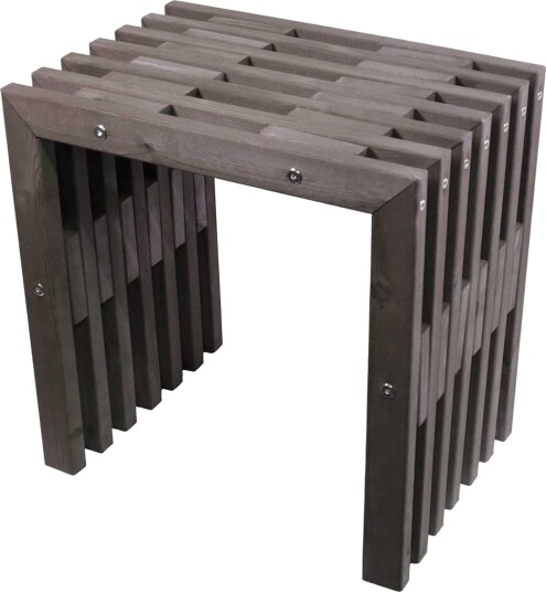 Hillerstorp D-bench benk Gråoljet furu 45 cm Grå Hillerstorp D-bench benk Gråoljet furu 45 cm Grå