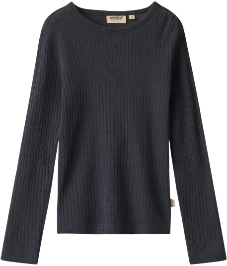 Wheat ull Wheat Alfie genser i ull/silke til barn, Navy (116) 116