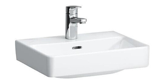 Laufen Pro S Servant for nedfelling 45x34 cm, m/1 bl.hull, Hvit med LCC