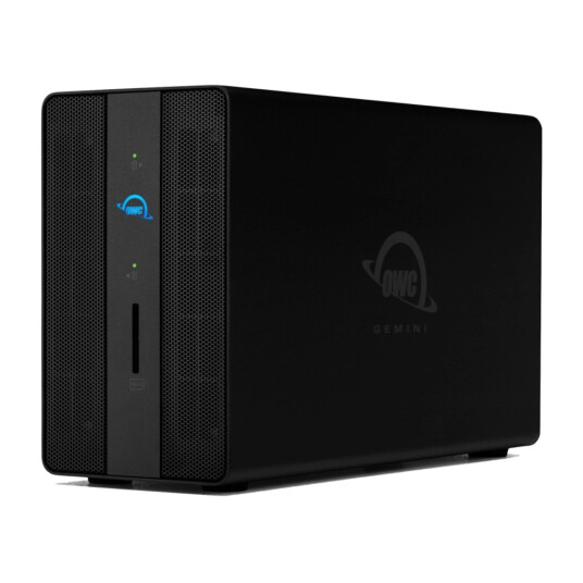 OWC Gemini Thunderbolt Dock & Dual-Drive External w/3.5” Sata HDD 12TB