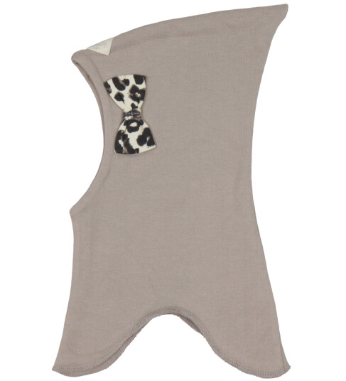 Racing Kids Balaclava 2 lags Stone m. Sløyfe 2 4 år 92 104 Balaclava dobbel Brun Hvit Svart