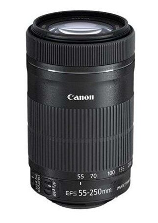 Canon EF-S 55-250mm Telefotozoomobjektiv med Bildestabilisering Canon EF-S 55-250mm Telefotozoomobjektiv med Bildestabilisering