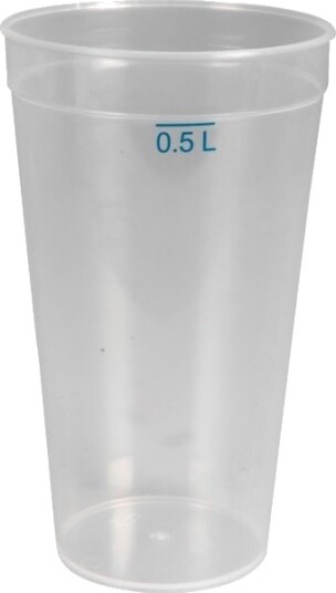 Drikkeglas Abena Gastro 15Cm Ø8,7Cm 50 Cl 60 Cl Klar Pp 8 Stk.