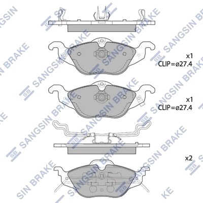 Hi Q SP1738 Bremseklosser