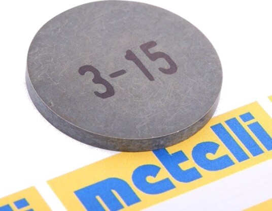 Reguleringsskive ventilklaring METELLI 03 0014