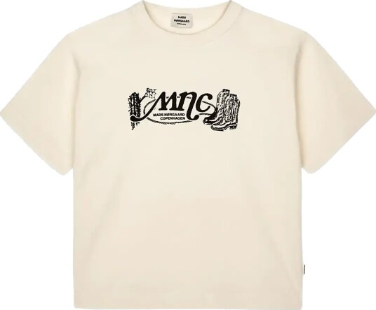 Mads Nørgaard Dry Single Tristi Tee   Cream   128