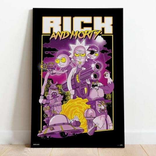 Rick and Morty Plakat Characters - 91,5 x 61 cm