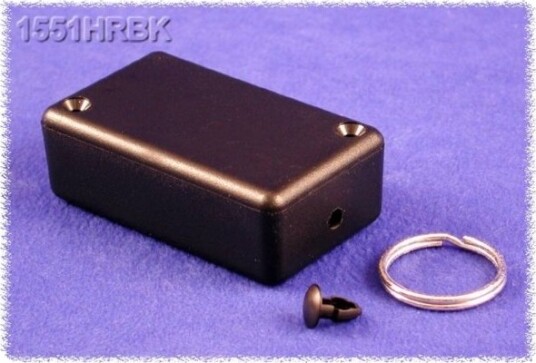 Hammond Electronics 1551GRBK 50 × 35 × 20 mm ABS Svart Kabinett