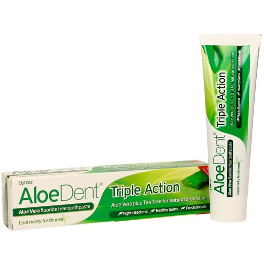 Aloe Vera Tannkrem AloeDent Triple Action Fluorfri 100 ml