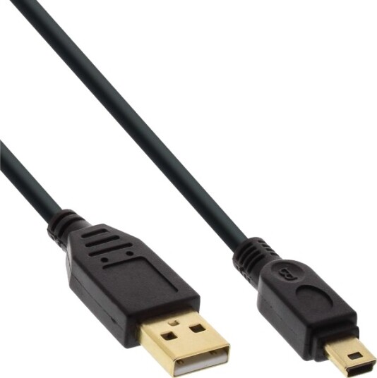 Inline 31850P 5 M Usb A Mini Usb B Usb 2.0 Hankjønn/Hankjønn Svart