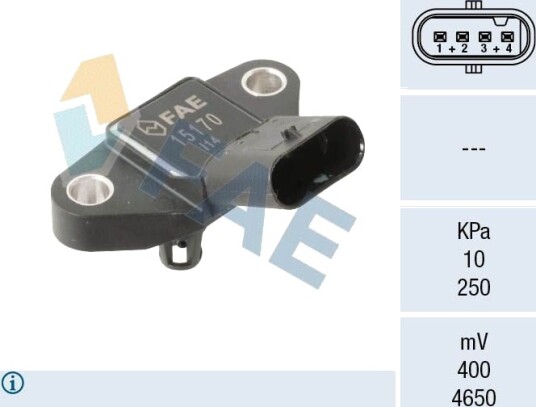 Ladetrykk-sensor FAE 15170