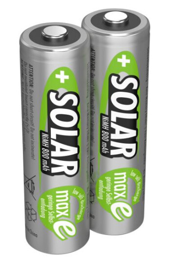 Ansmann 2-pakning AA NiMH Oppladbare Batterier 800 mAh