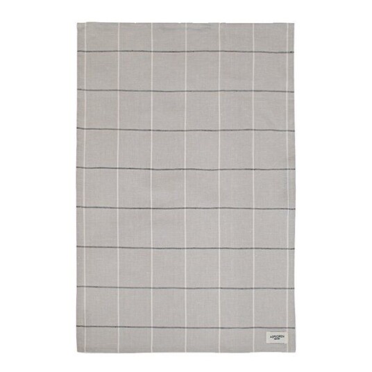 Aspegren Squares kjøkkenhåndkle 50x70 cm silver gray