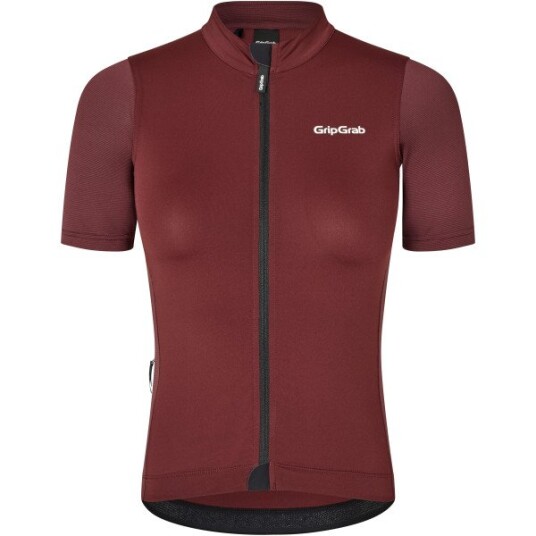 Gripgrab Women's Ride Short Sleeve Jersey Dark Red L, Dark Red