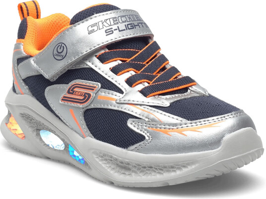 Skechers Skechers Meteor Lights Glow Strider Silver 28 Skechers Skechers Meteor Lights Glow Strider Silver 28
