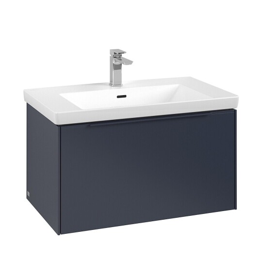 Villeroy & Boch  Subway 3.0 Servantskap m/1 skuff 772x429x478 mm Blå Matt