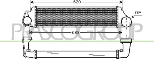 Intercooler PRASCO BM020N002